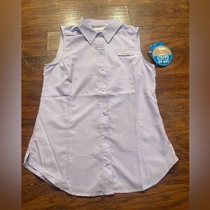 Columbia Women Small purple vest- PFG- UPG 40